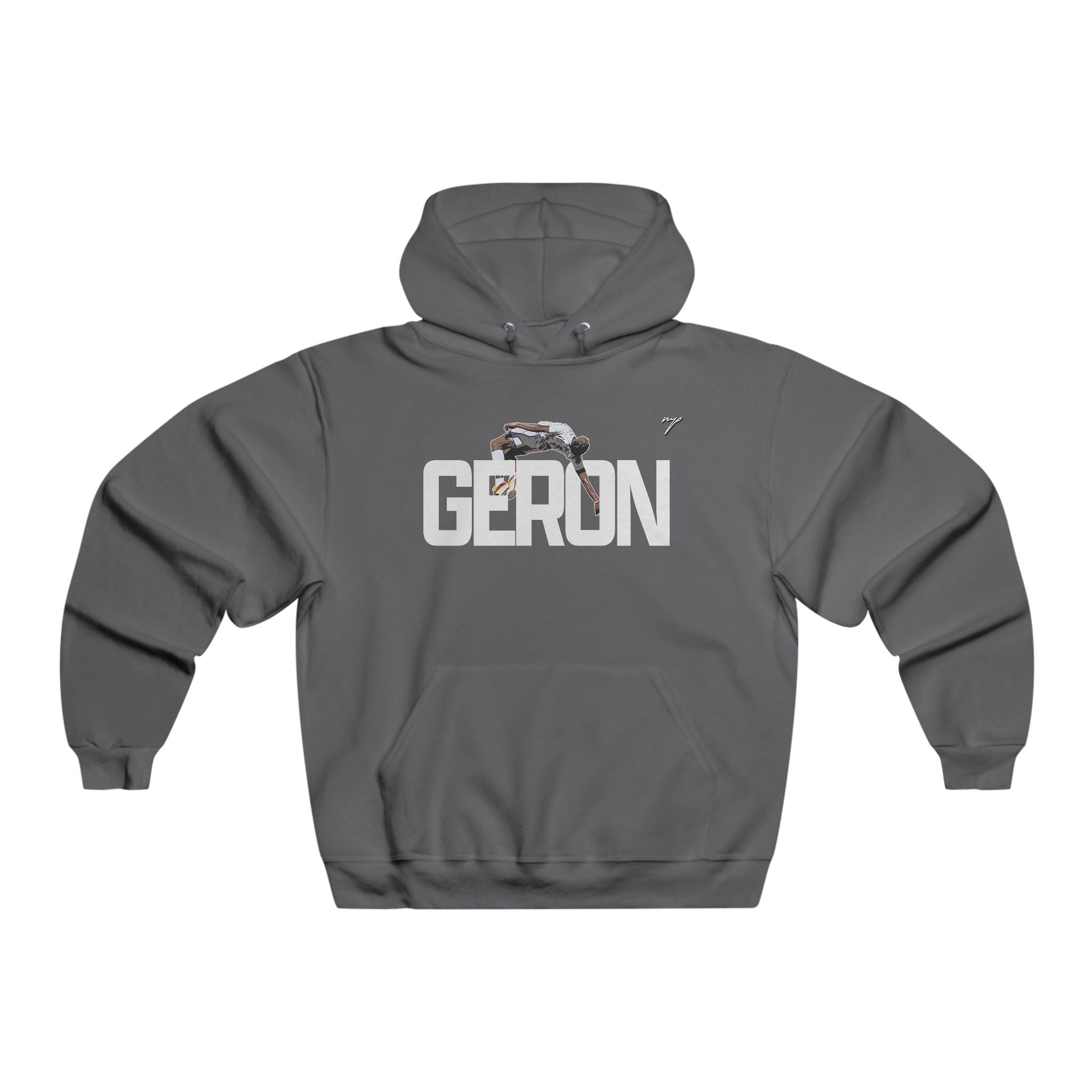 Geron White Vintage Hoodie