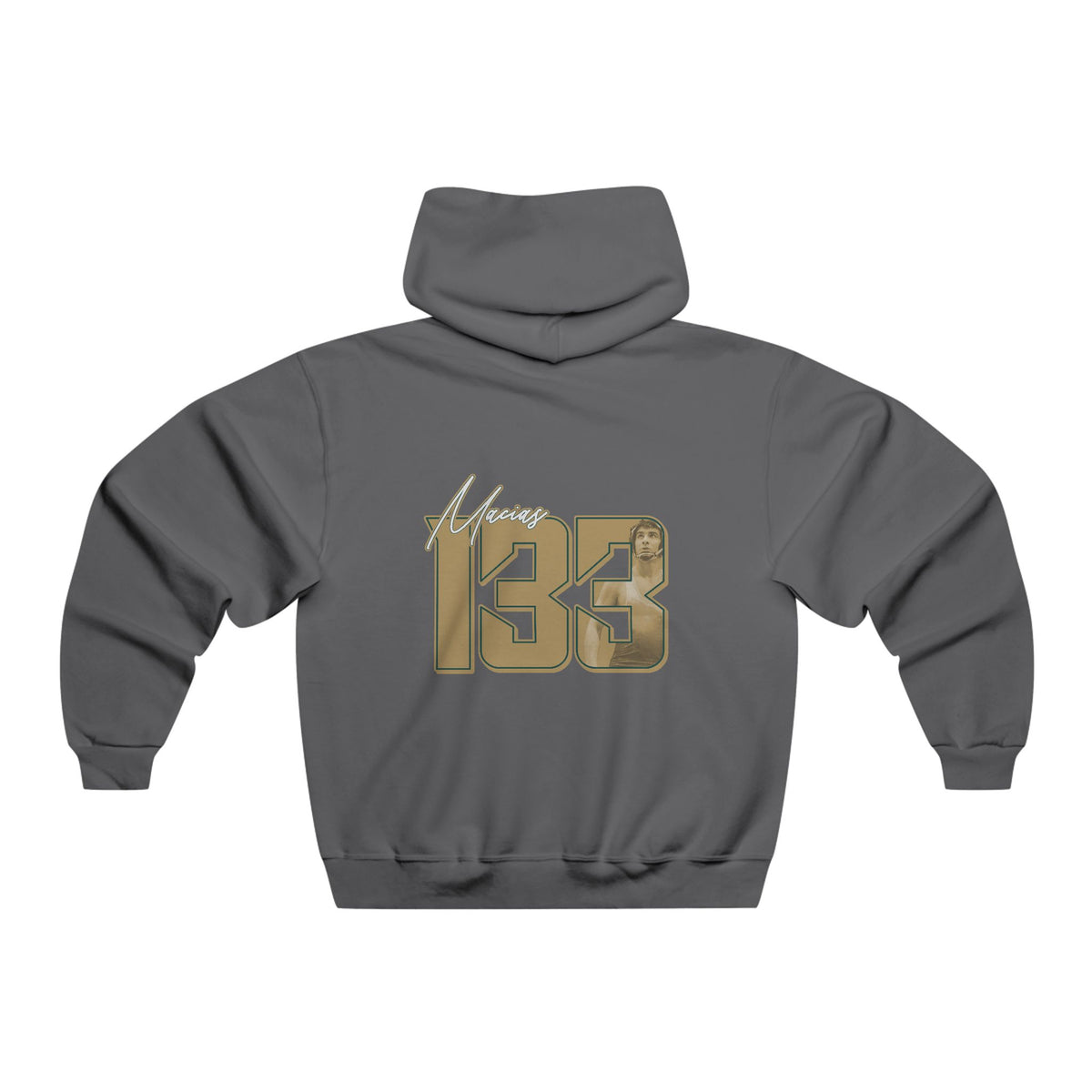 Leo Macias Vintage Hoodie (Front + Back)