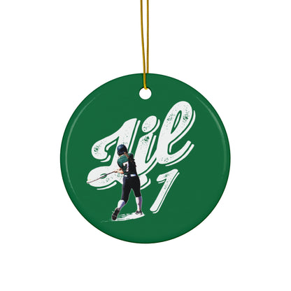 Lily Hickman Ceramic Ornament