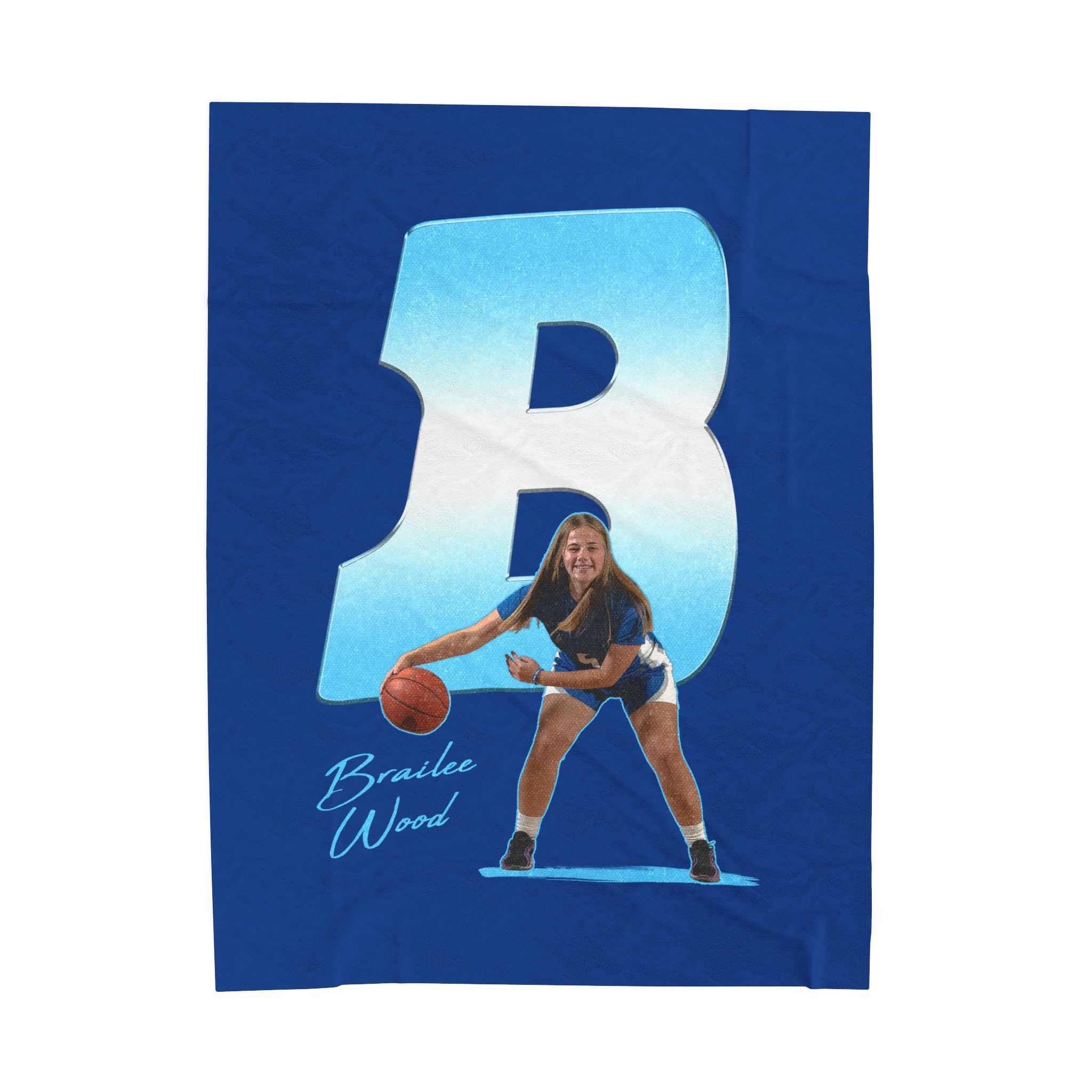Brailee Wood Velveteen Plush Blanket