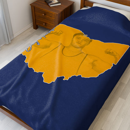 Billy Hoelscher Velveteen Plush Blanket