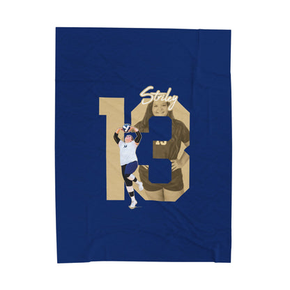 Michelle Striley Velveteen Plush Blanket