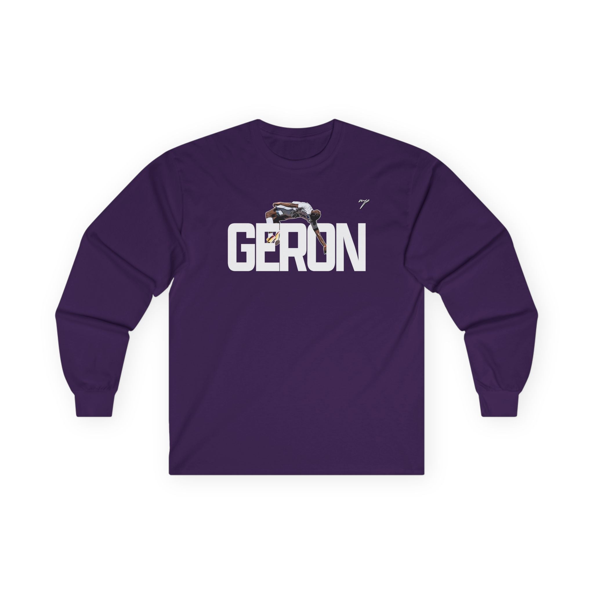 Geron White Long Sleeve Tee