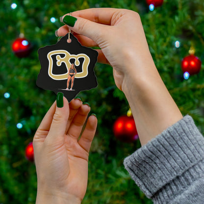 Evelyn McClellan Ceramic Ornament
