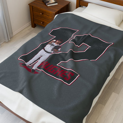 Tyler Hughes Velveteen Plush Blanket