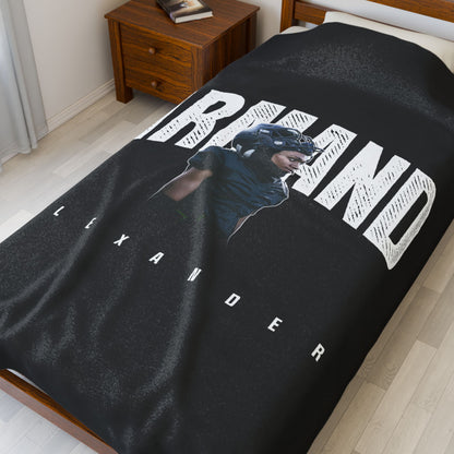 Armand Alexander Velveteen Plush Blanket