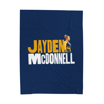 Jayden McDonnell Velveteen Plush Blanket