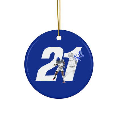 Quinn Keys Ceramic Ornament