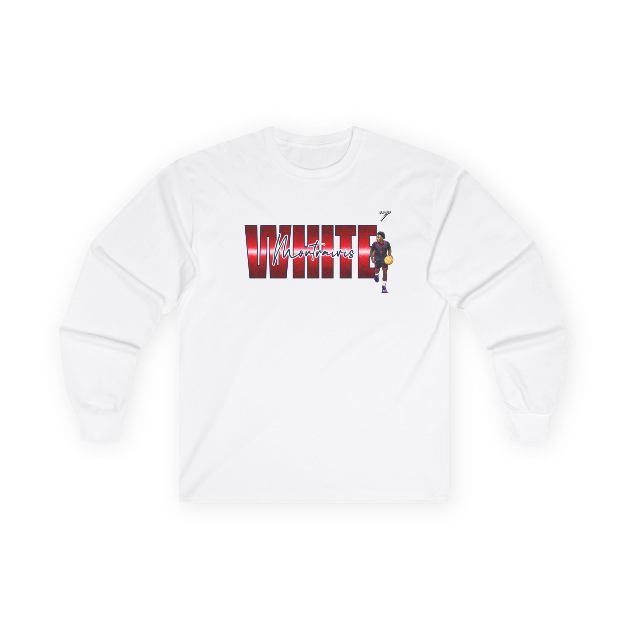 Montraivis White Long Sleeve Tee