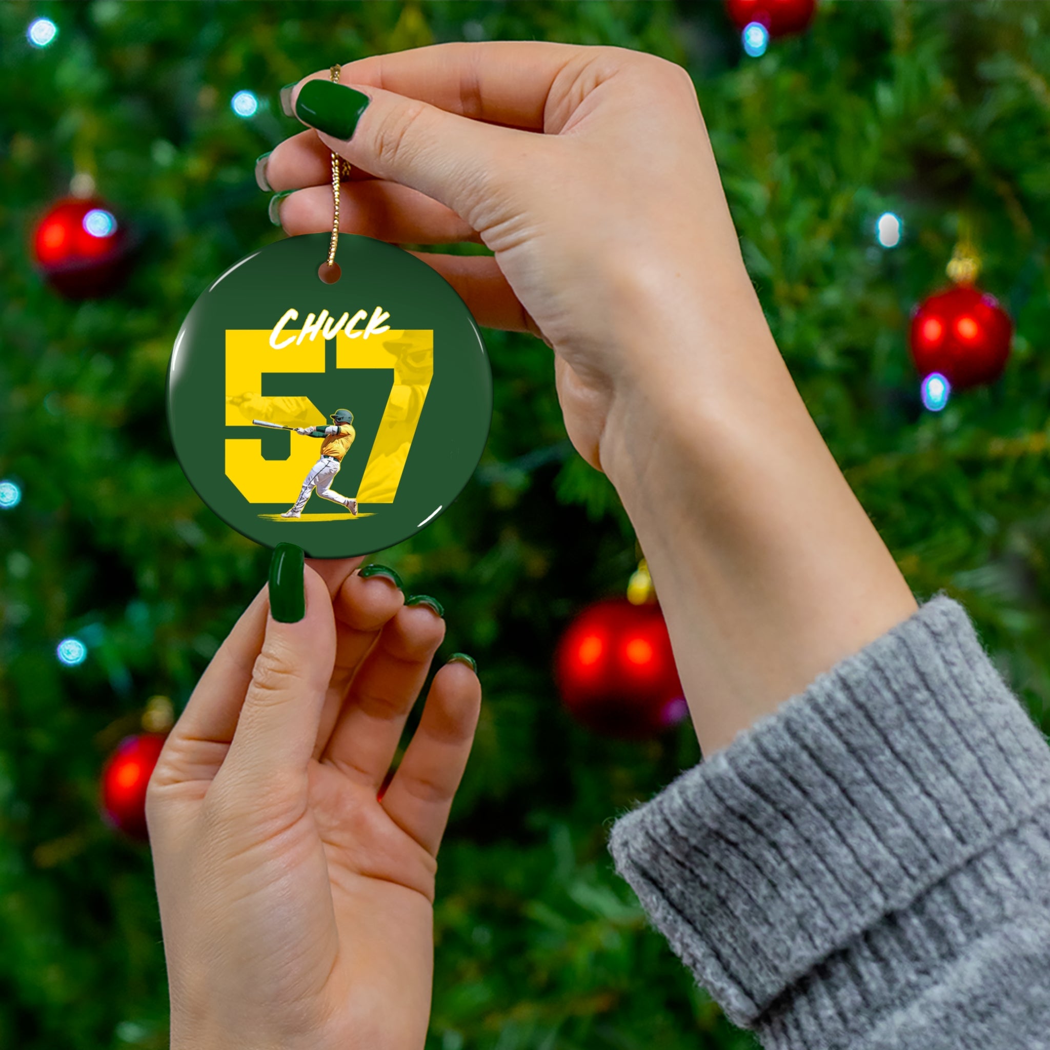 Chuck Fontana Ceramic Ornament