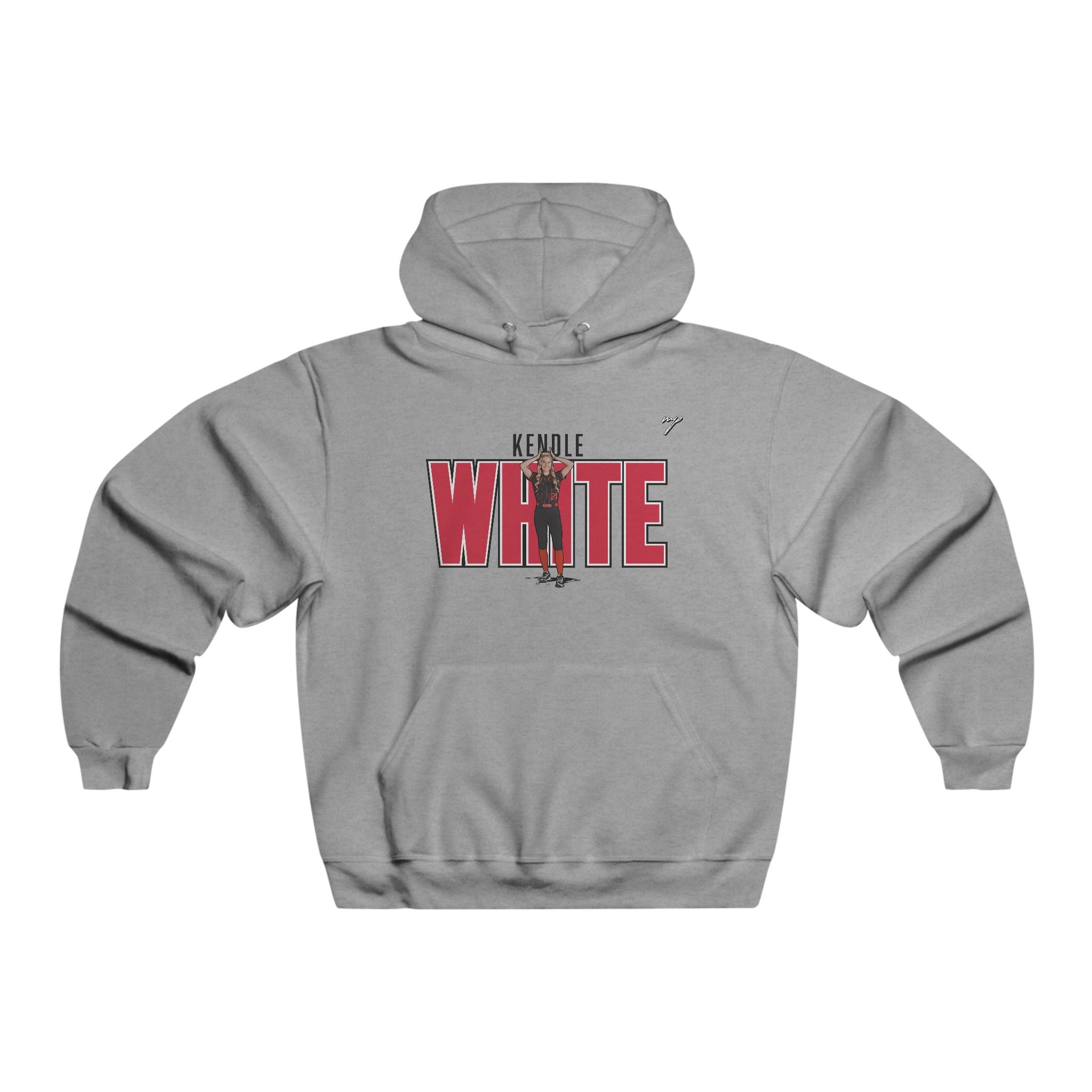 Kendle White Vintage Hoodie