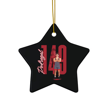 Leo Pedregal Ceramic Ornament