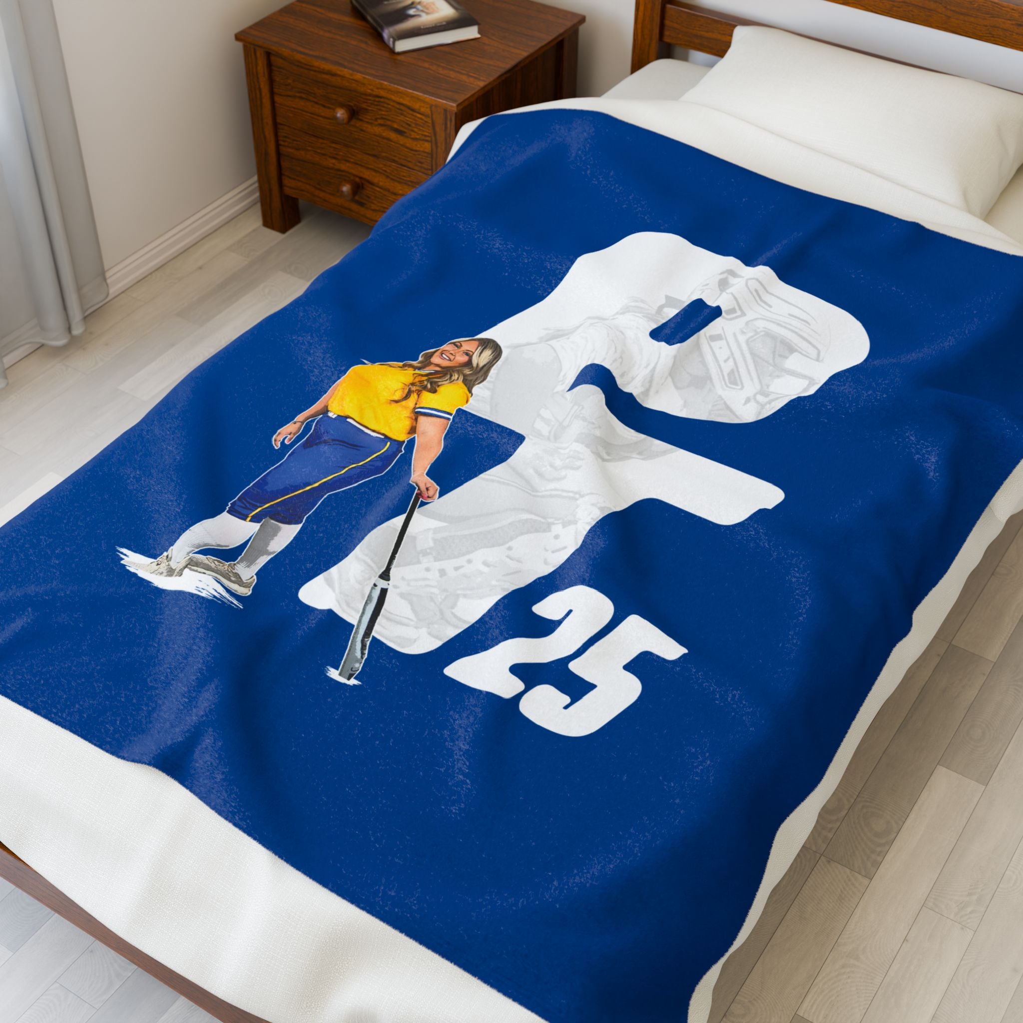 Peyton Travis Velveteen Plush Blanket