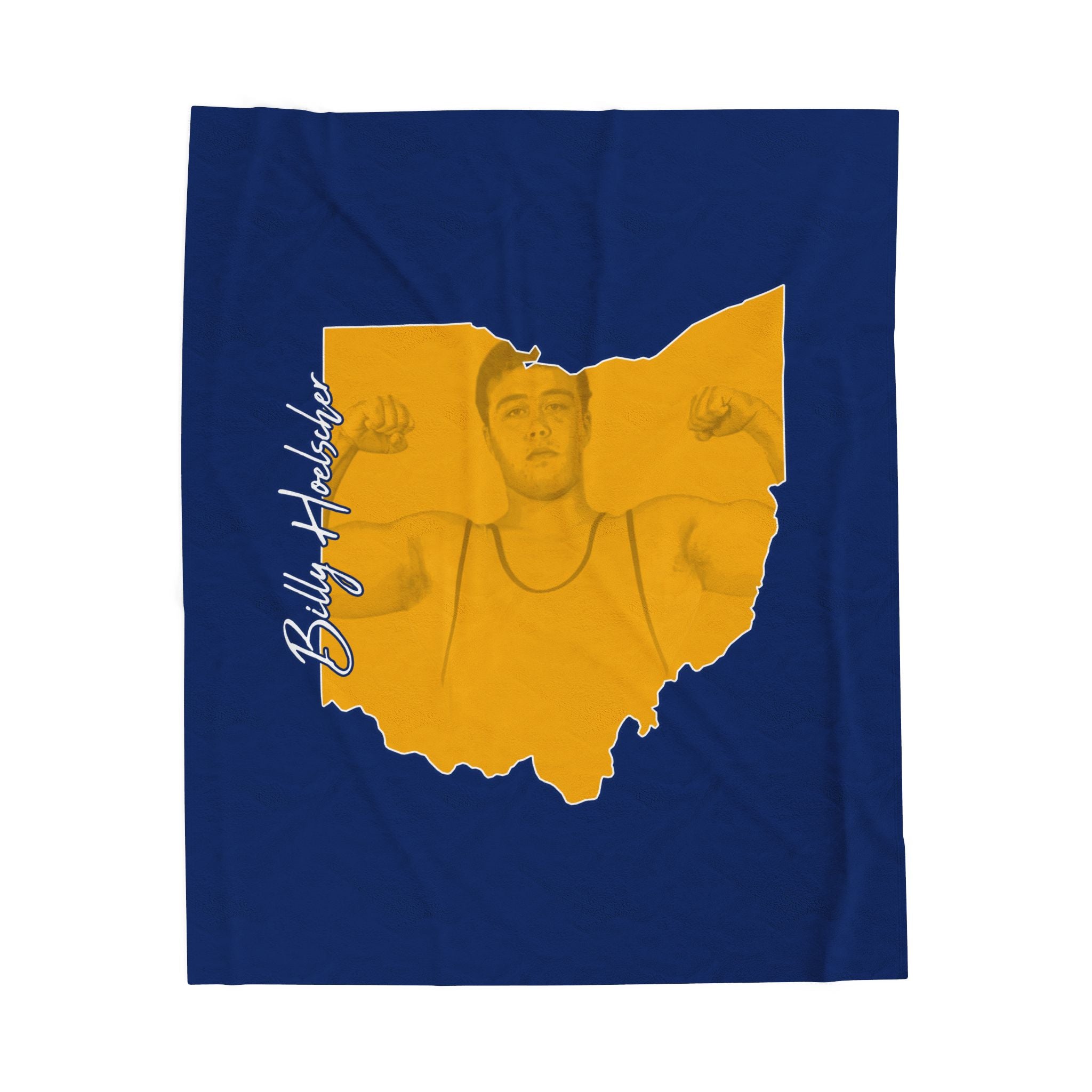 Billy Hoelscher Velveteen Plush Blanket