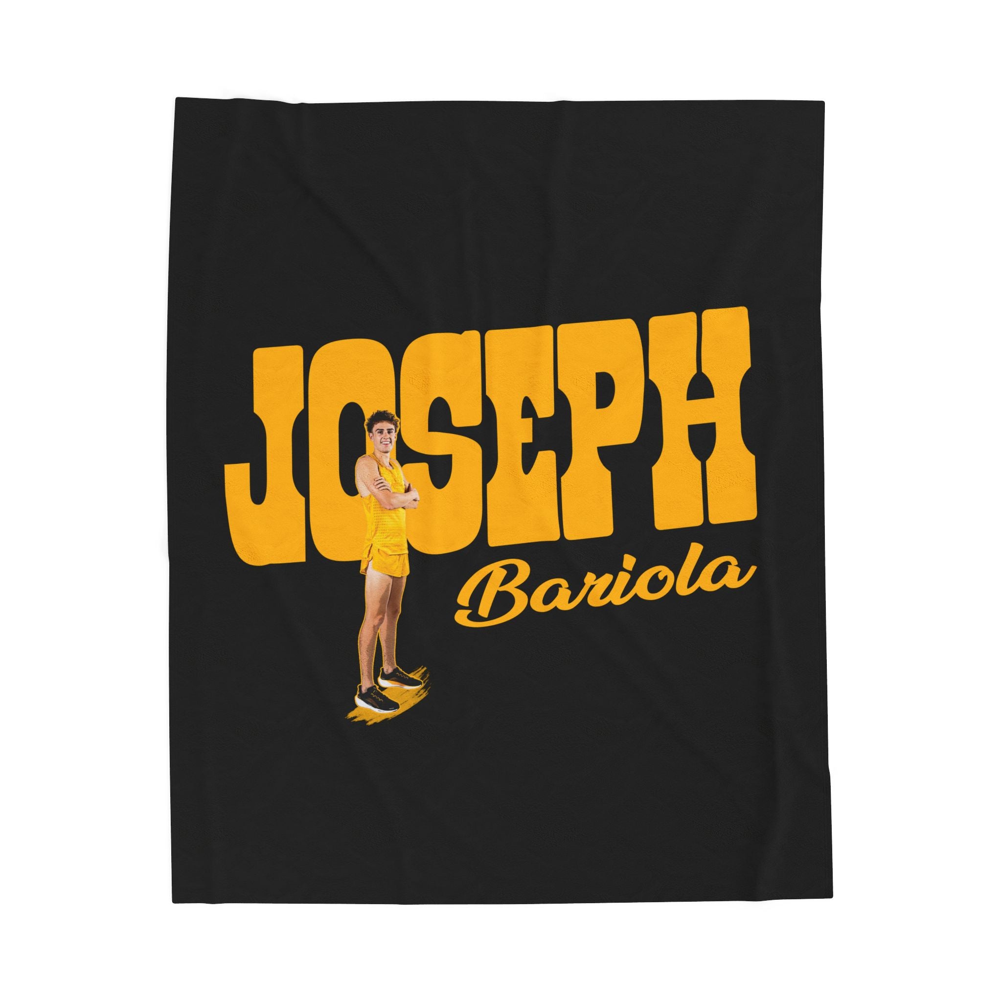 Joseph Bariola Velveteen Plush Blanket