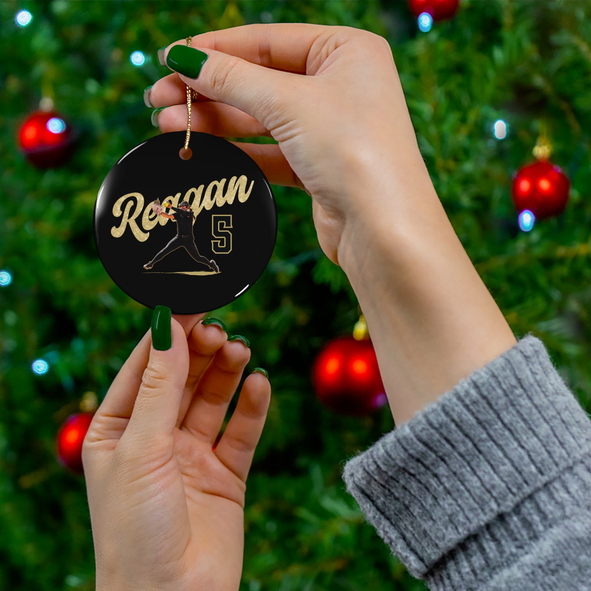 Reagan Vokoun Ceramic Ornament