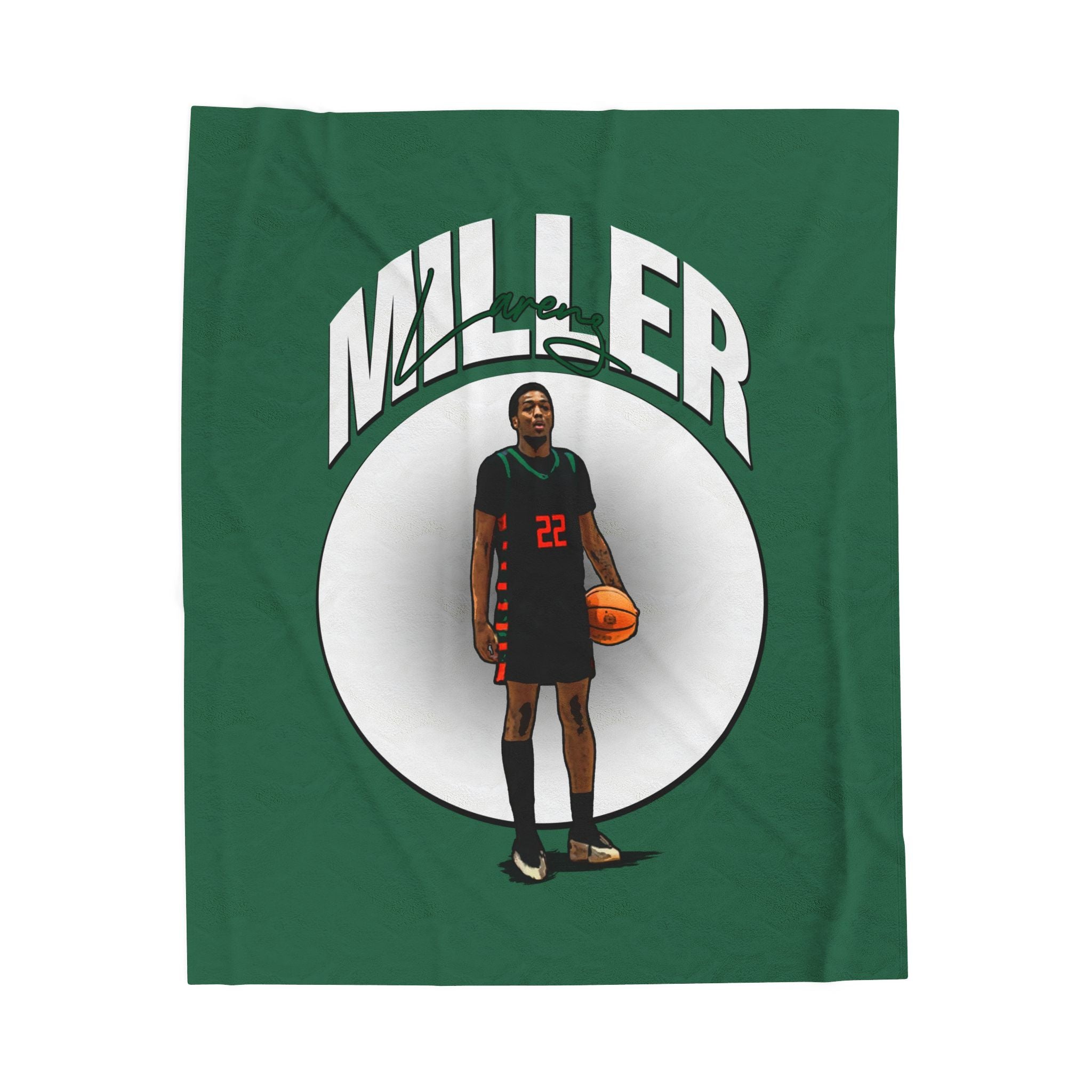 Larenz Miller Velveteen Plush Blanket