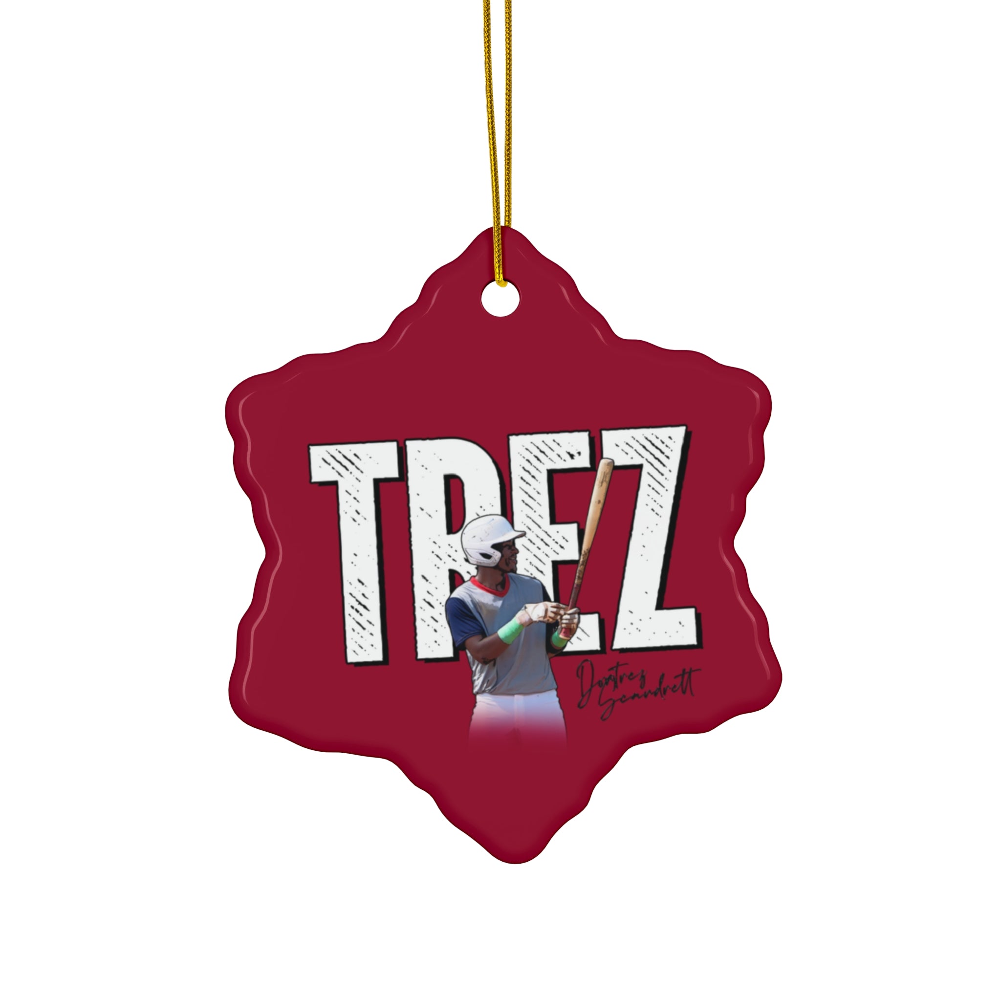 Dontrez Scandrett Ceramic Ornament