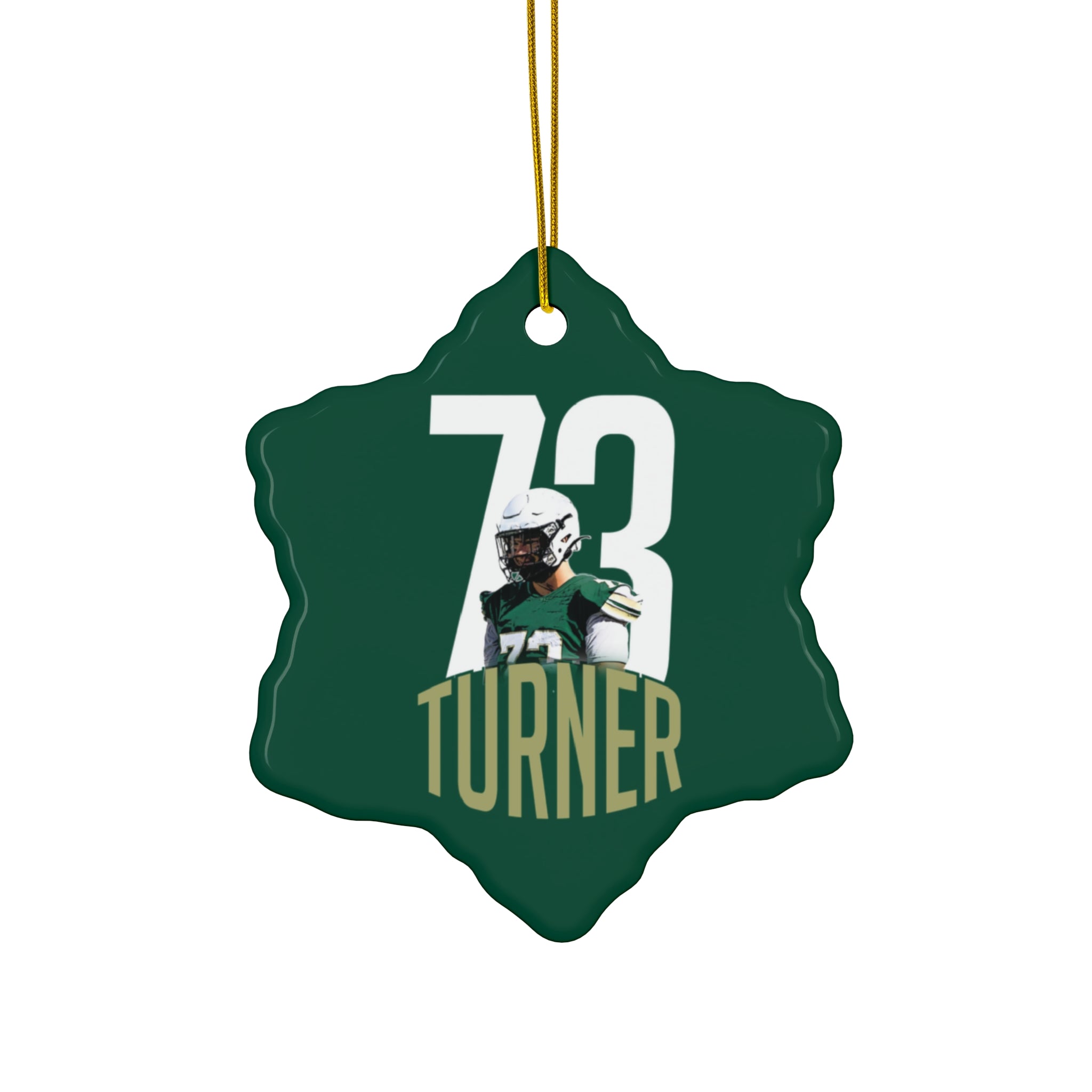 Hunter Turner Ceramic Ornament
