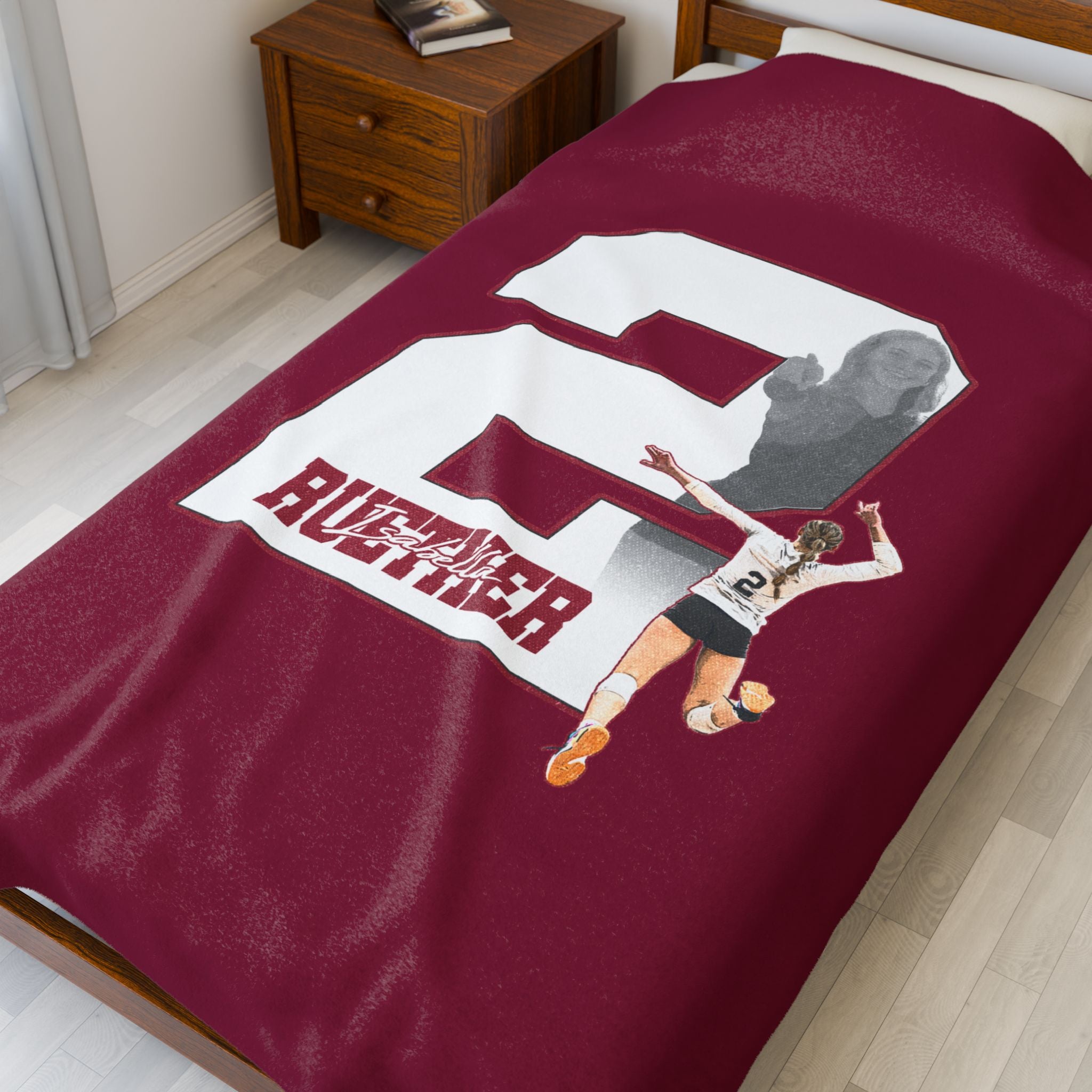 Isabella Ruether Velveteen Plush Blanket