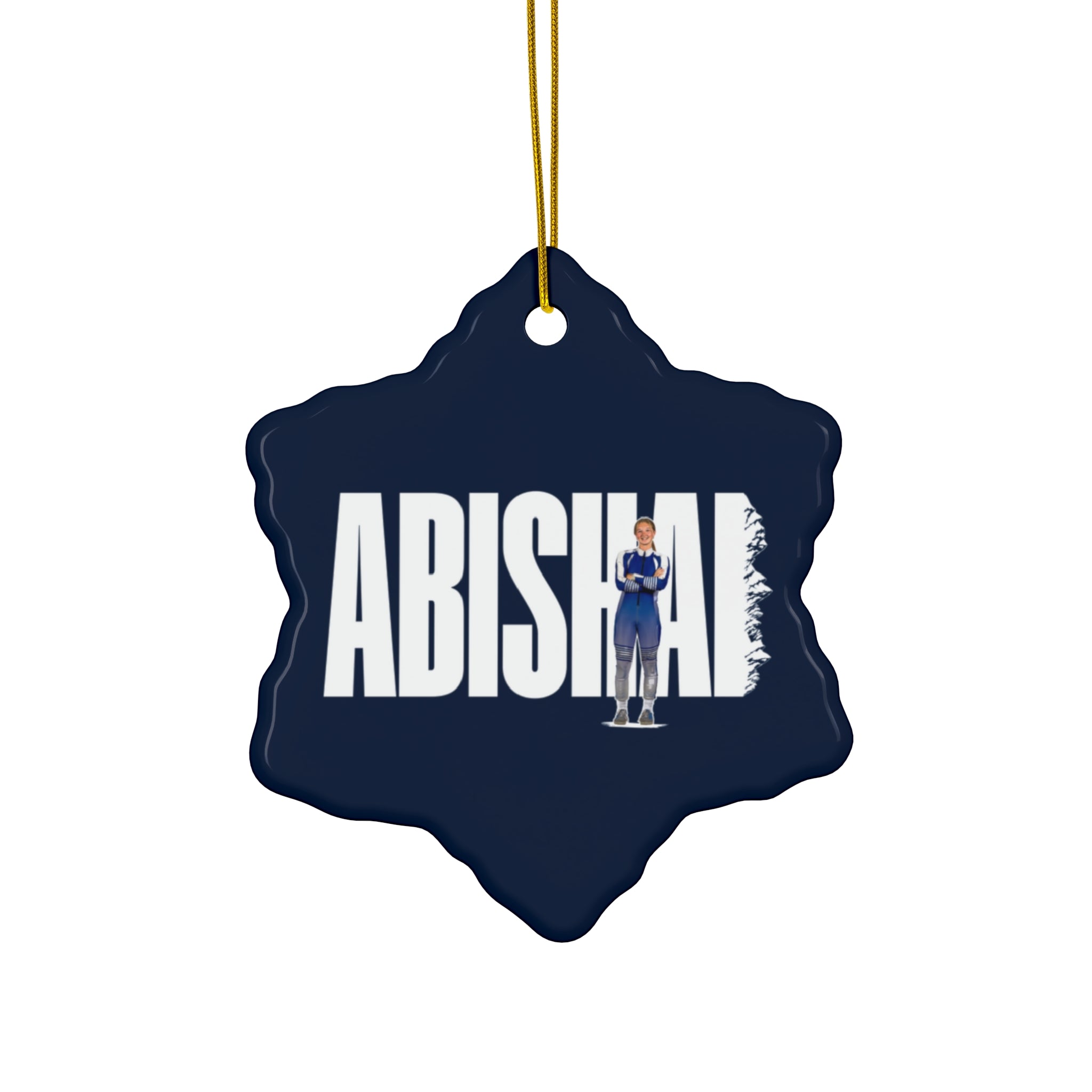 Abishai Corey Ceramic Ornament