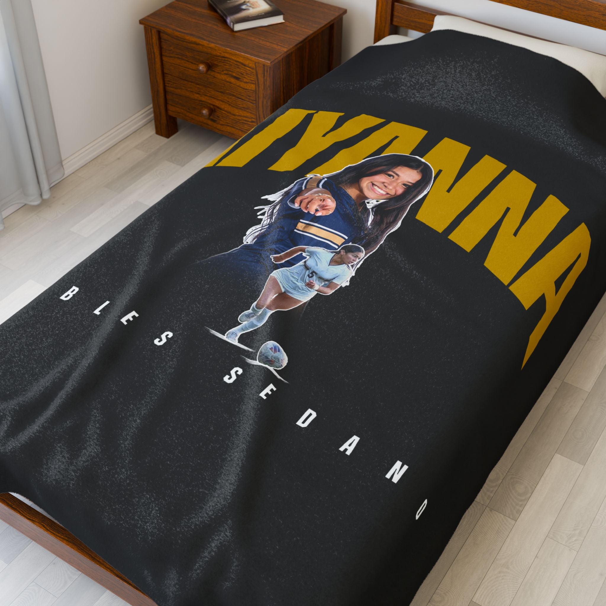 Aiyanna Robles Sedano Velveteen Plush Blanket