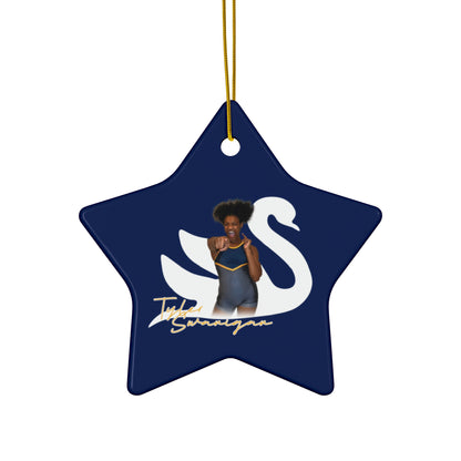 Tyler Swanigan Ceramic Ornament