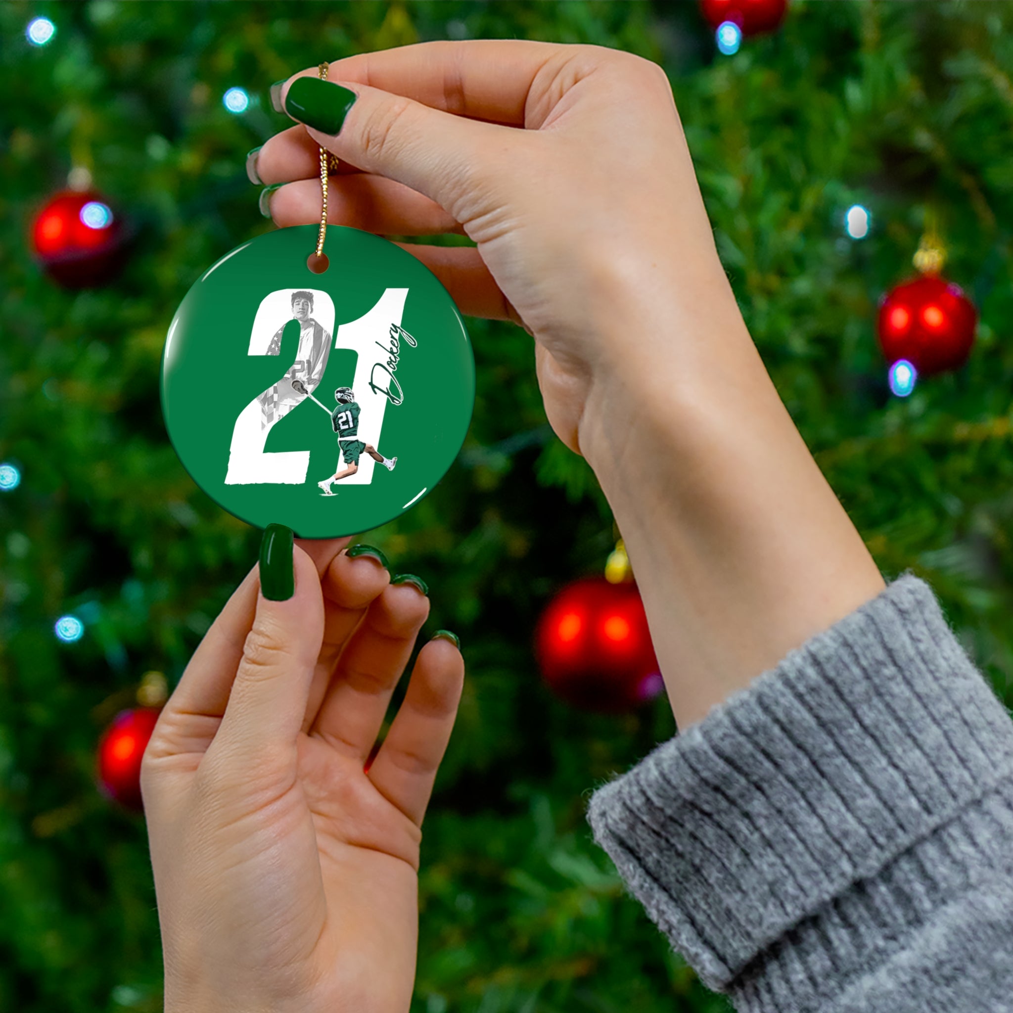 Xavier Dockery Ceramic Ornament