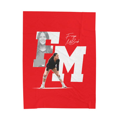 Freya McBride Velveteen Plush Blanket