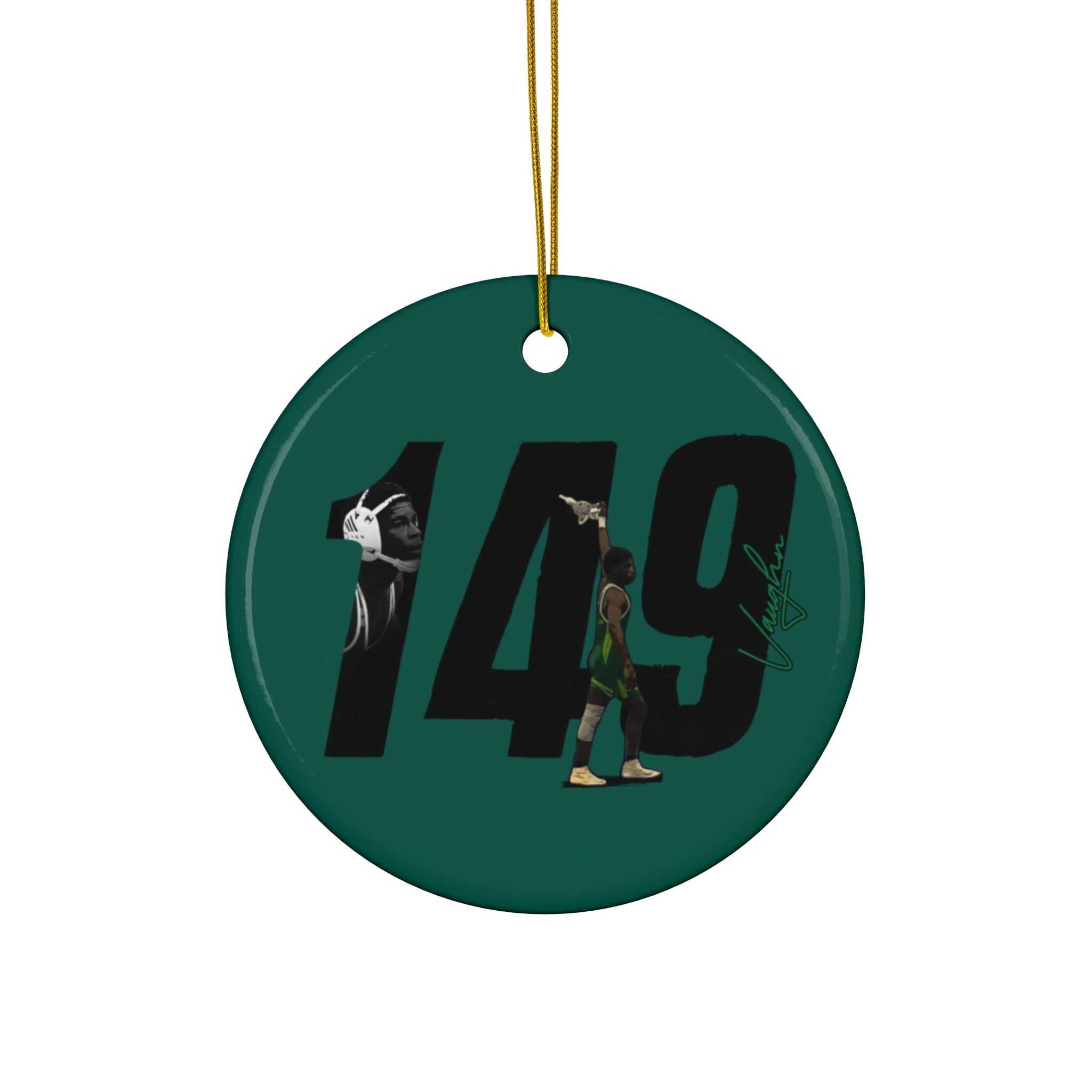 Braylon Vaughn Ceramic Ornament