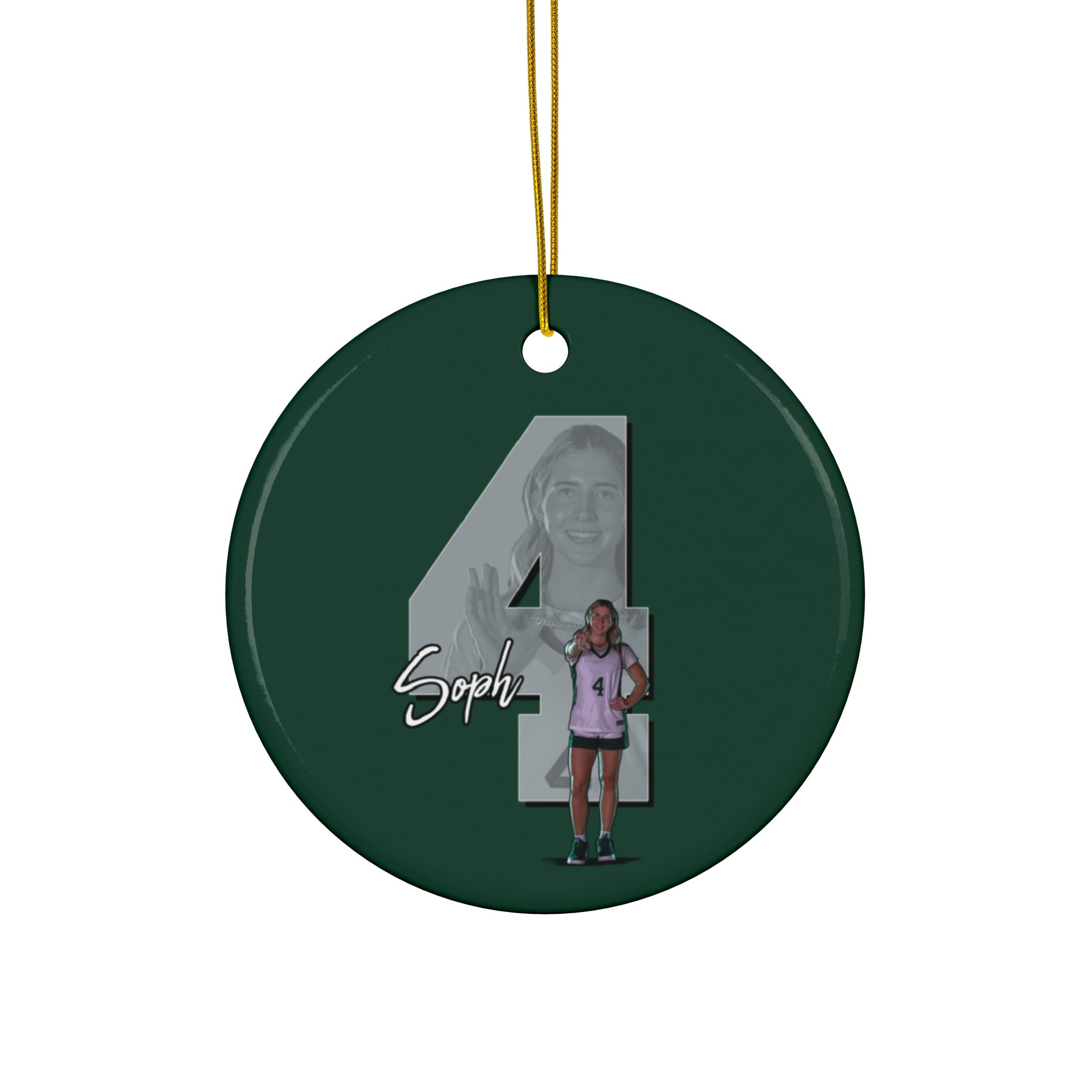 Sophie Buzzard Ceramic Ornament