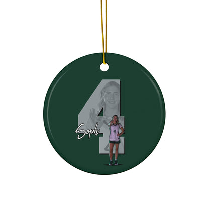 Sophie Buzzard Ceramic Ornament