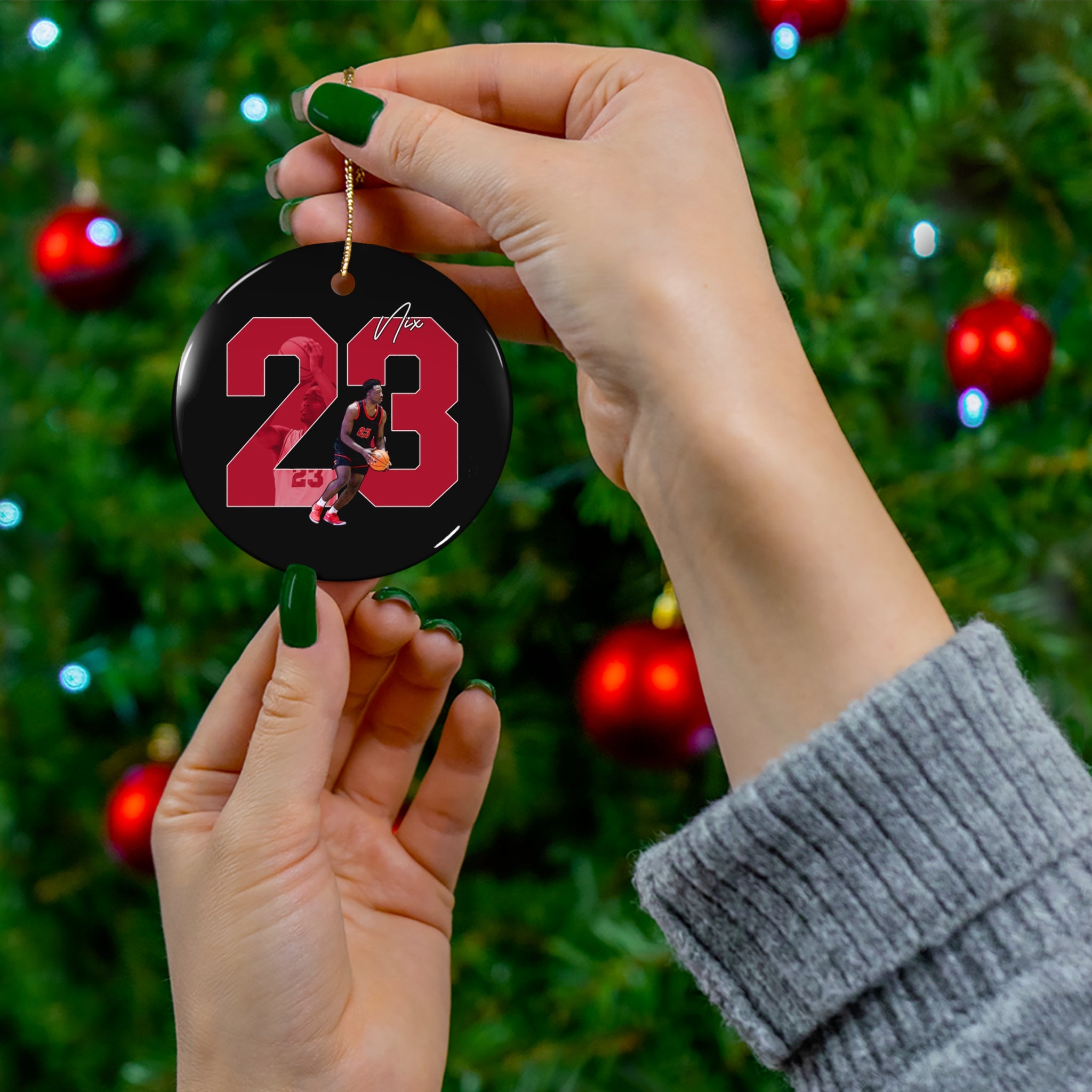 DJ Nix Ceramic Ornament