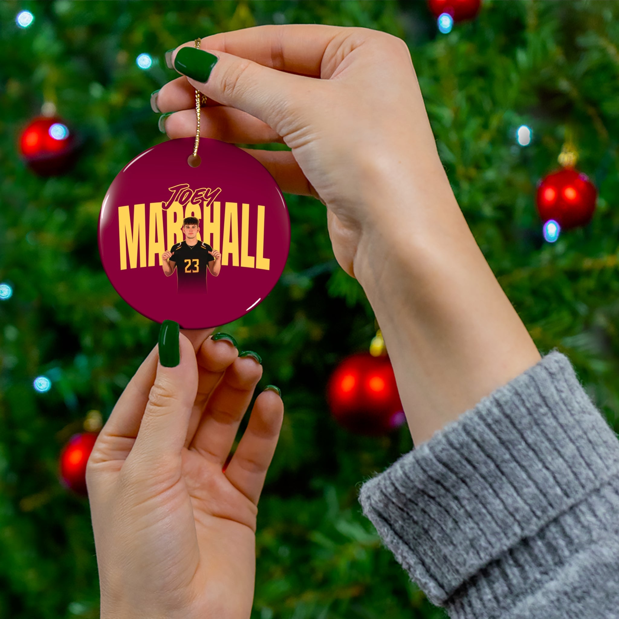 Joey Marshall Ceramic Ornament