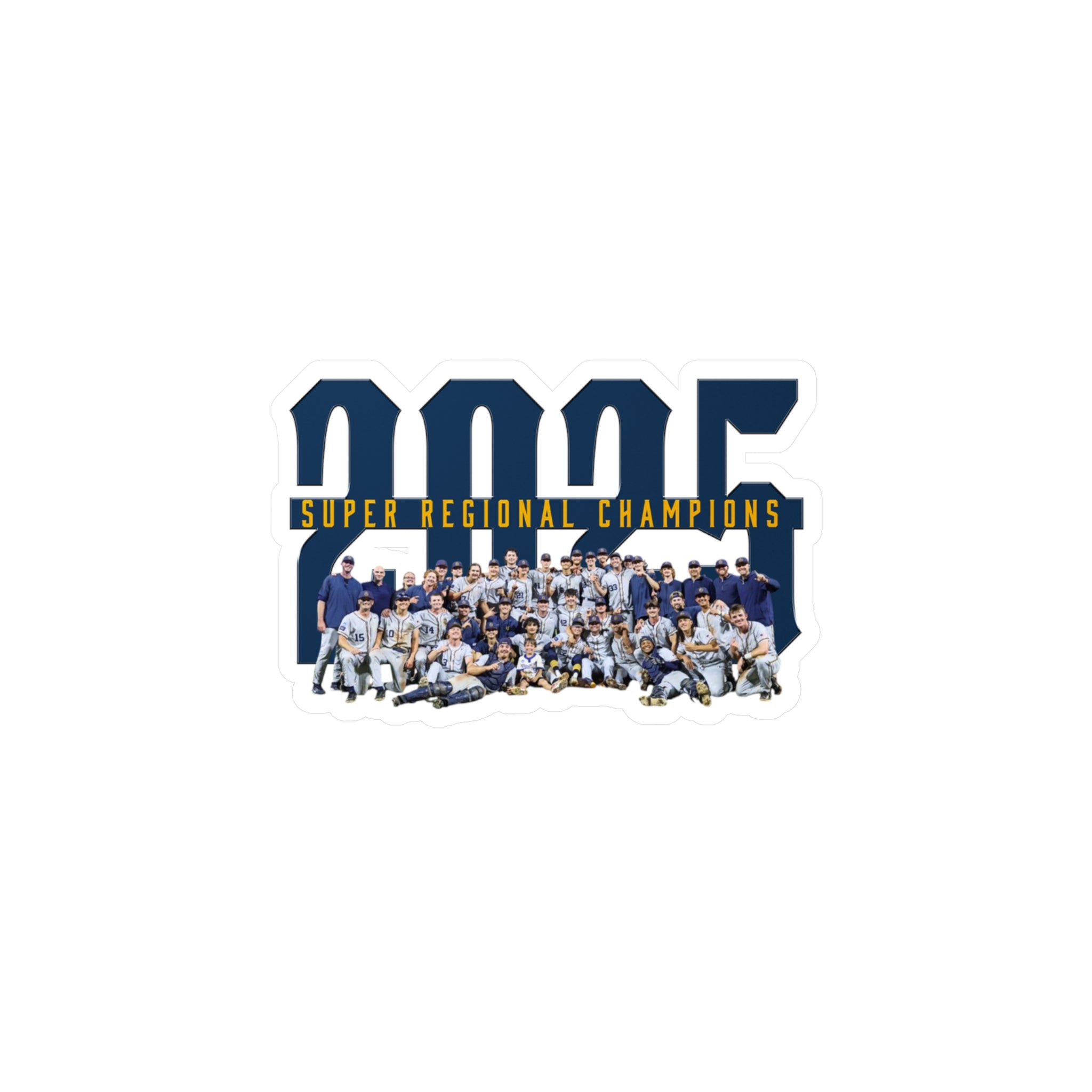 Murray State Super Regional Champs Vinyl Decals