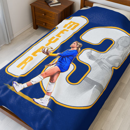 Mallorie Meyer Velveteen Plush Blanket