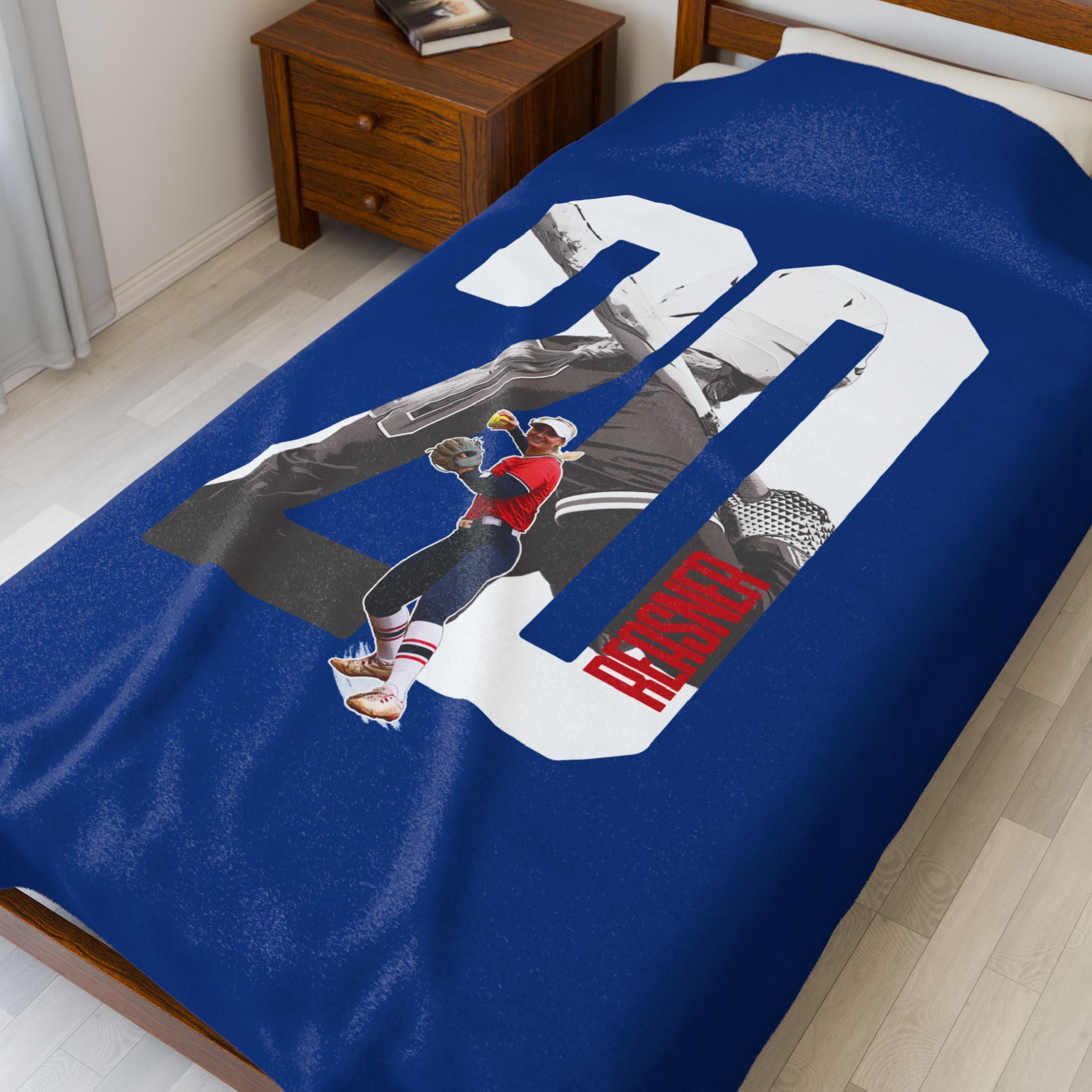 Cassie Reasner Velveteen Plush Blanket