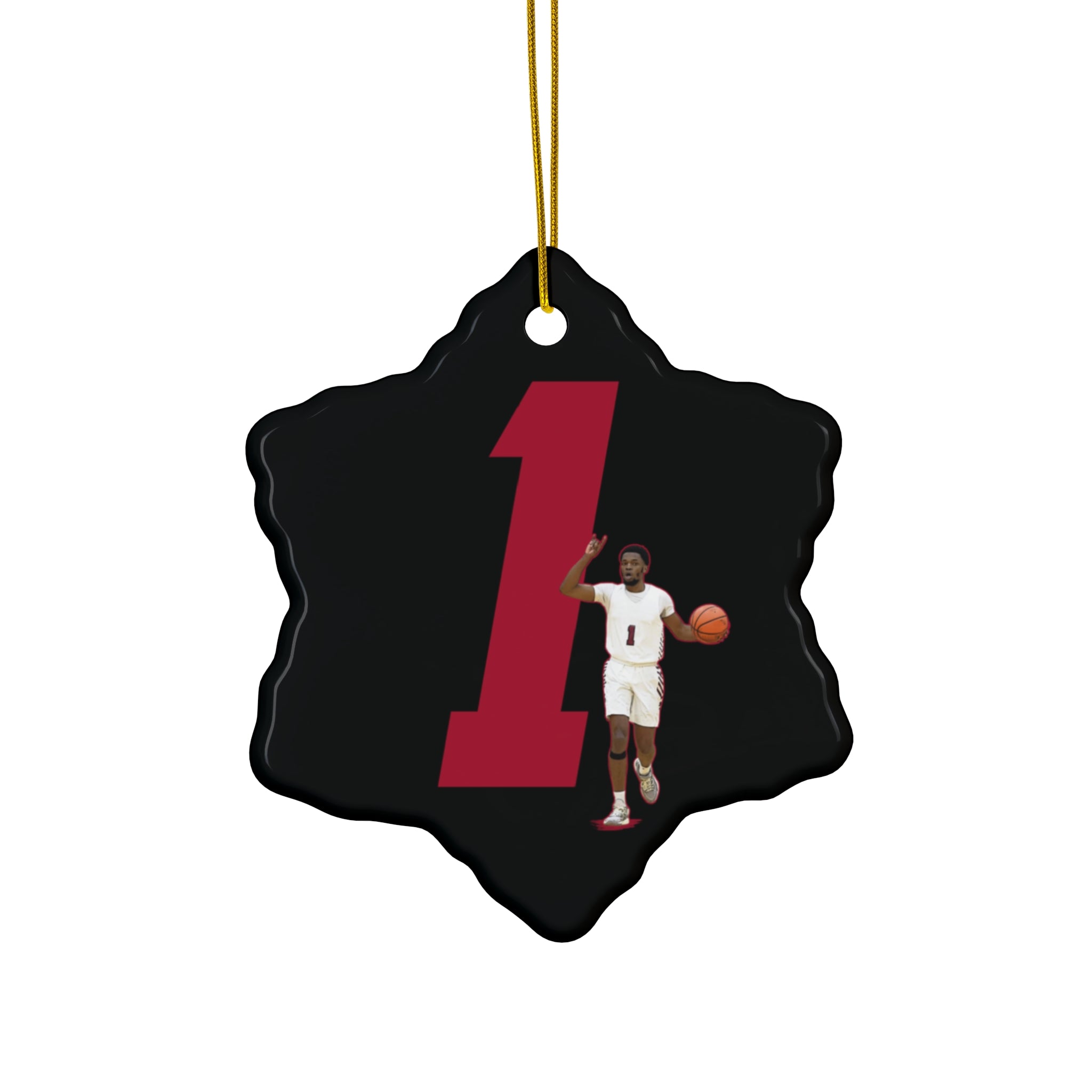 Nas Johnson Ceramic Ornament