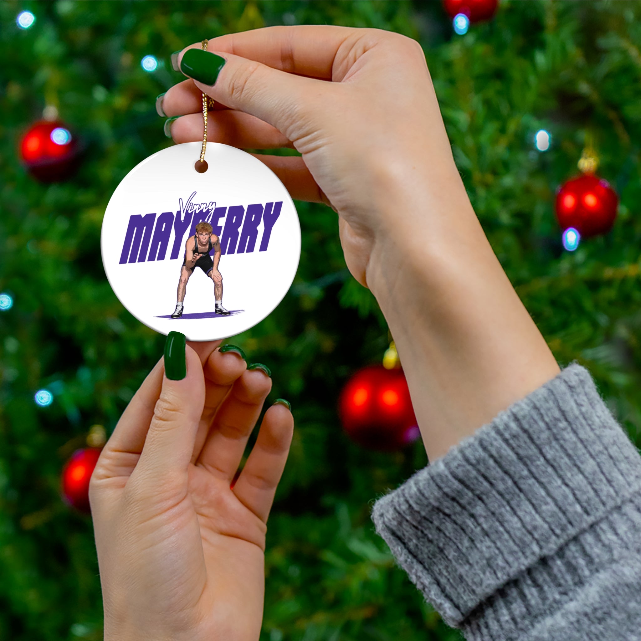 Vinny Mayberry Ceramic Ornament
