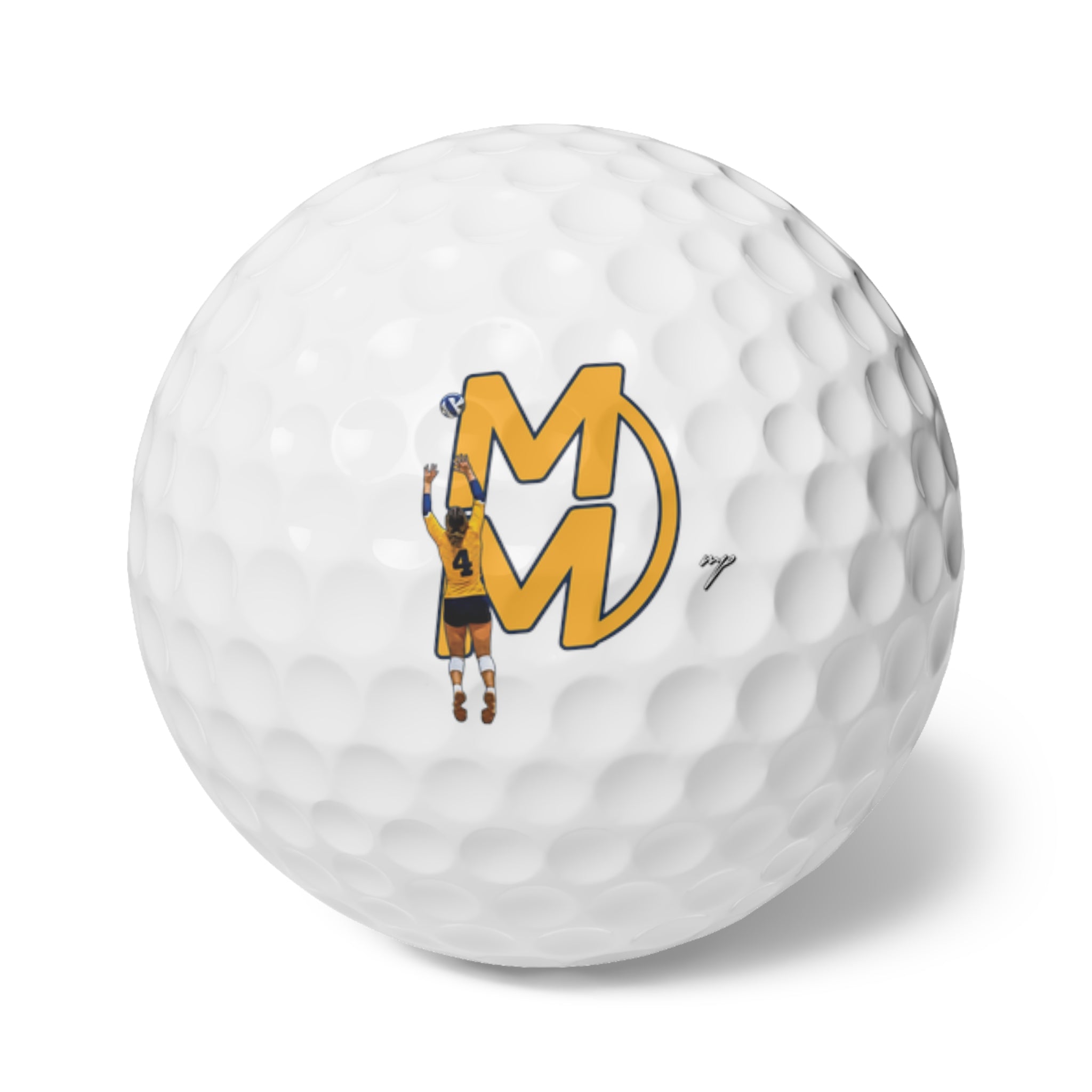 Mallory Merz Golf Balls, 6pc