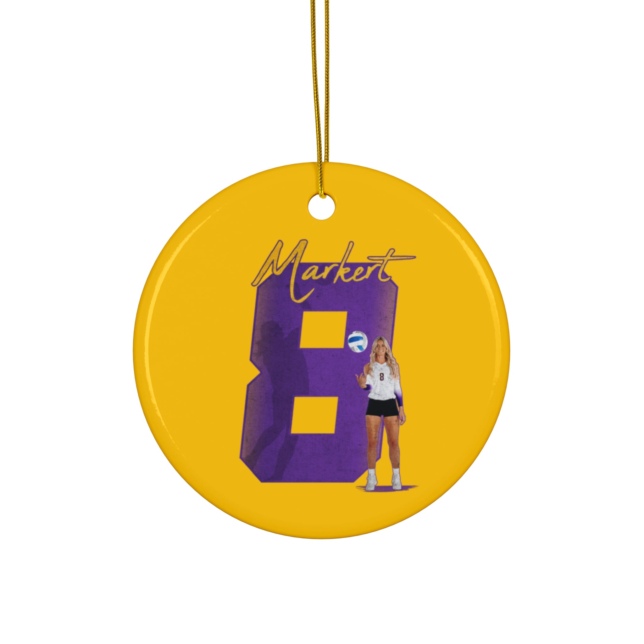 Ashlee Markert Ceramic Ornament