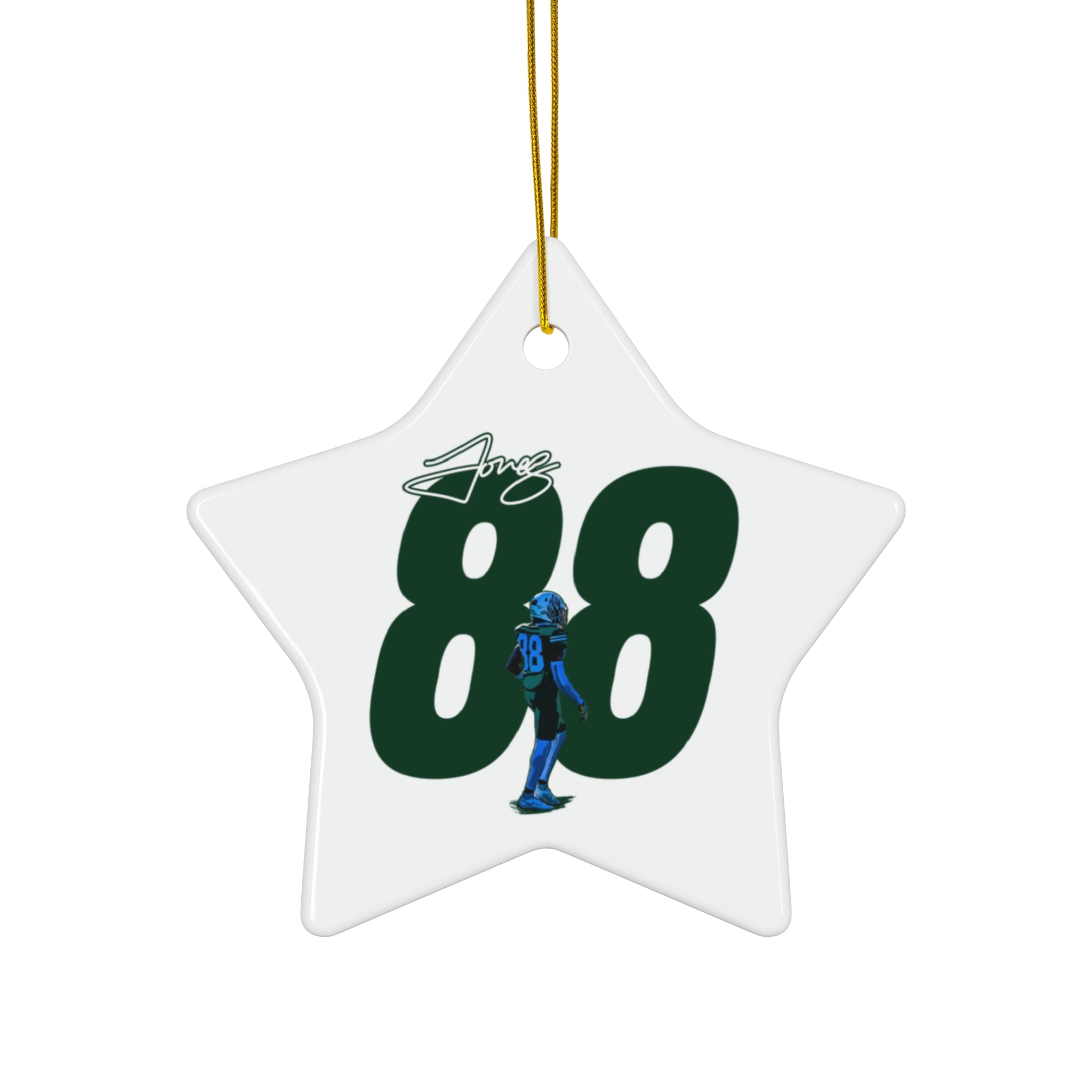 DaShawn Jones Ceramic Ornament