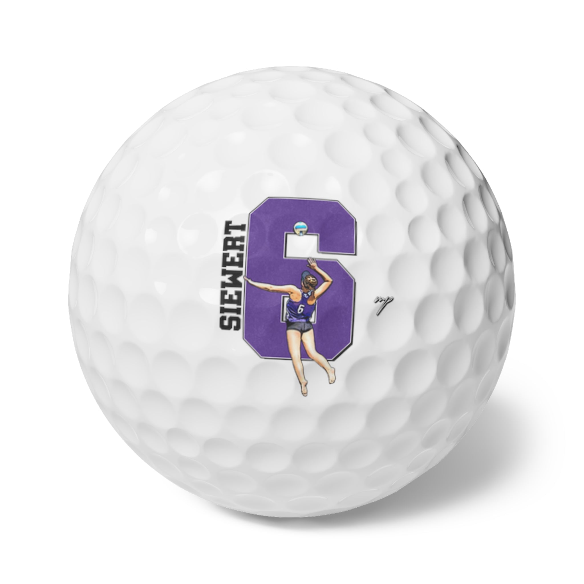 Reegan Siewert Golf Balls, 6pc