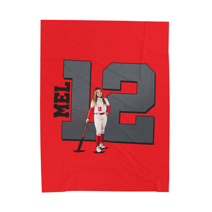 Melanie Macias Velveteen Plush Blanket