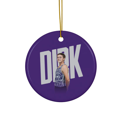 Dirk Crater Ceramic Ornament
