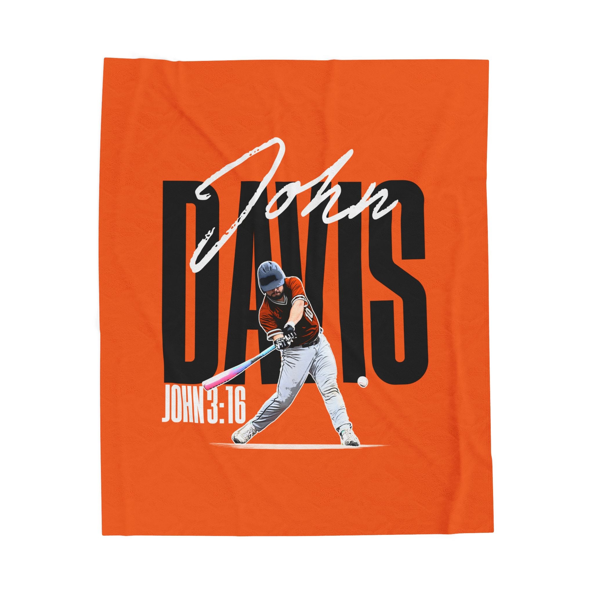 John Davis Velveteen Plush Blanket