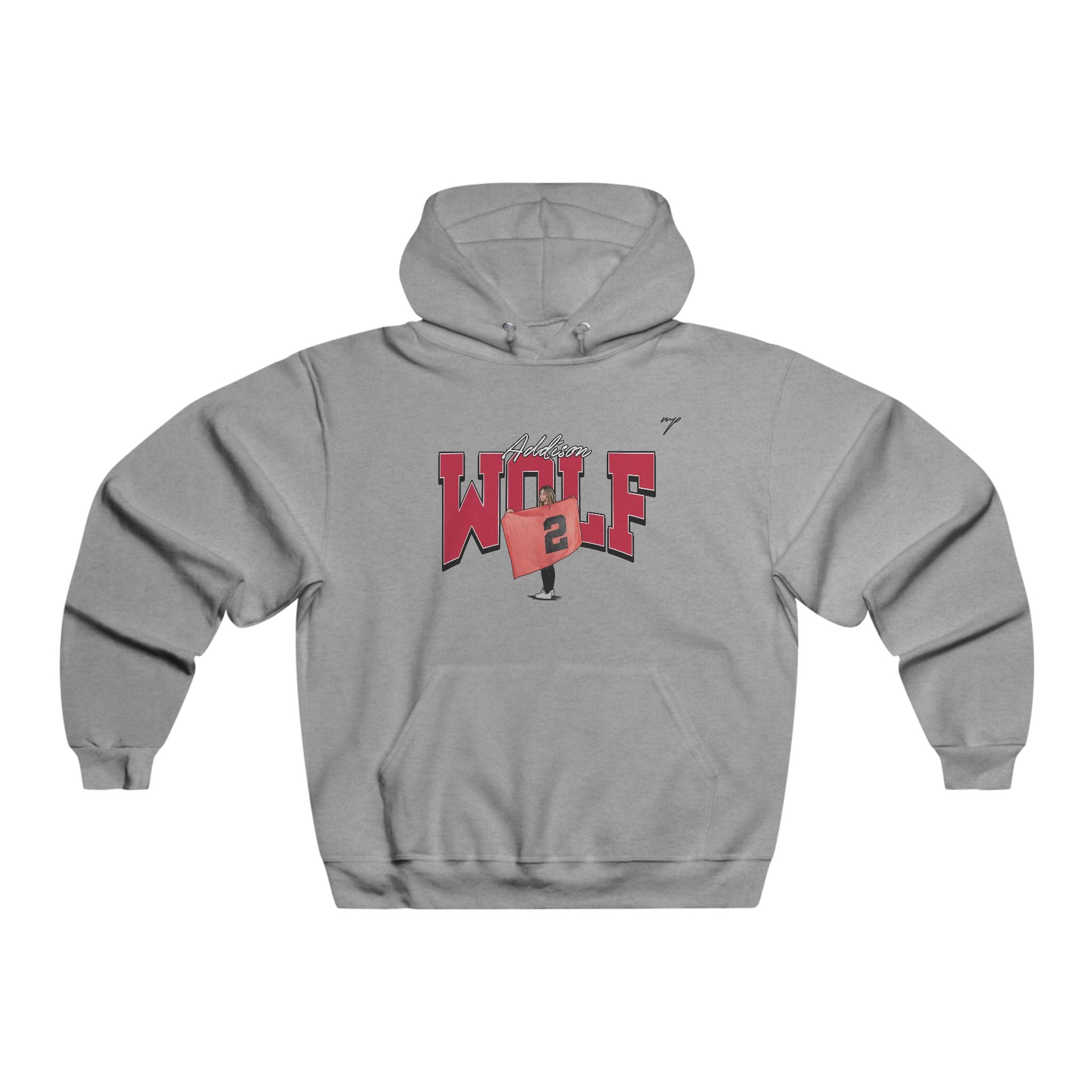 Addison Wolf Vintage Hoodie