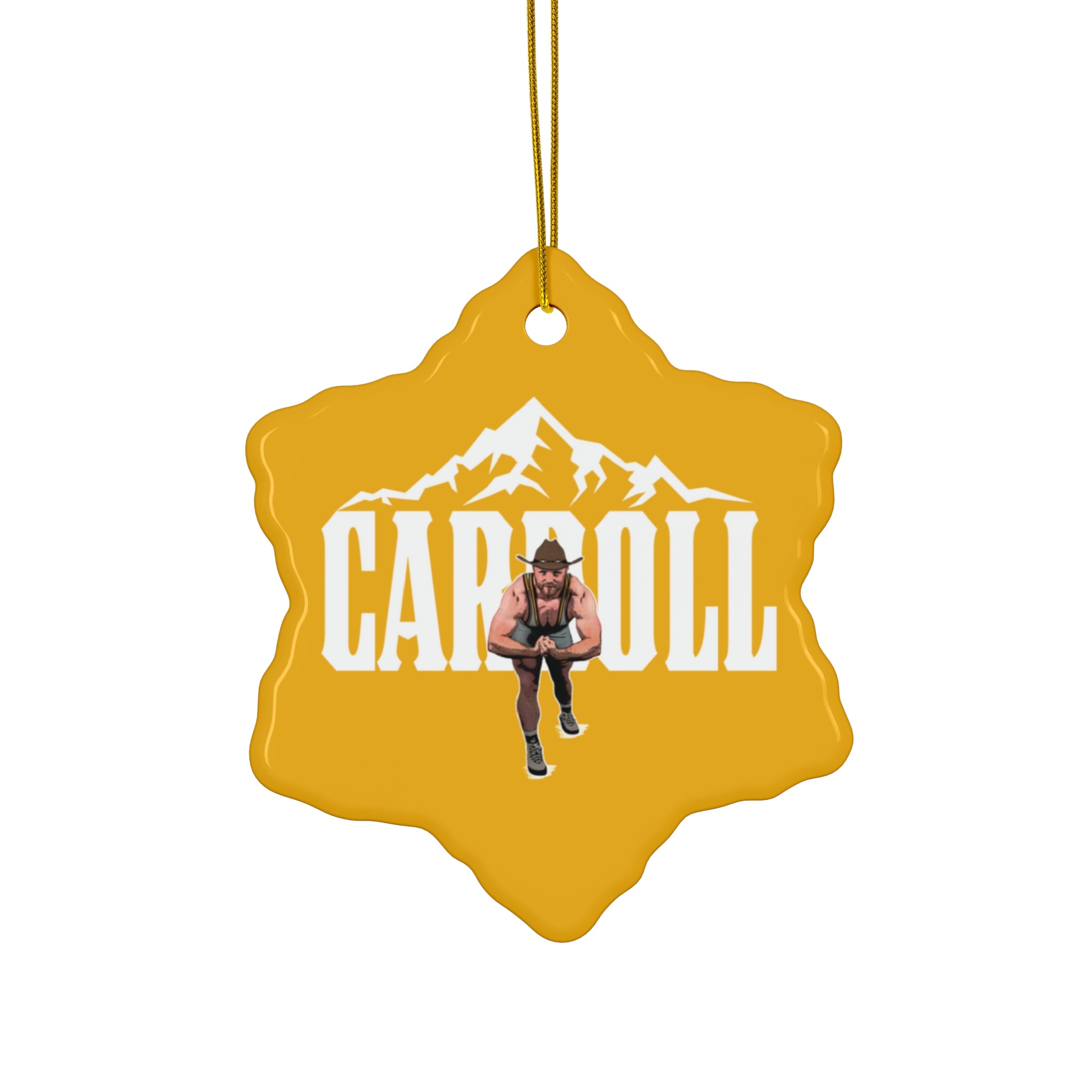 Christian Carroll Ceramic Ornament