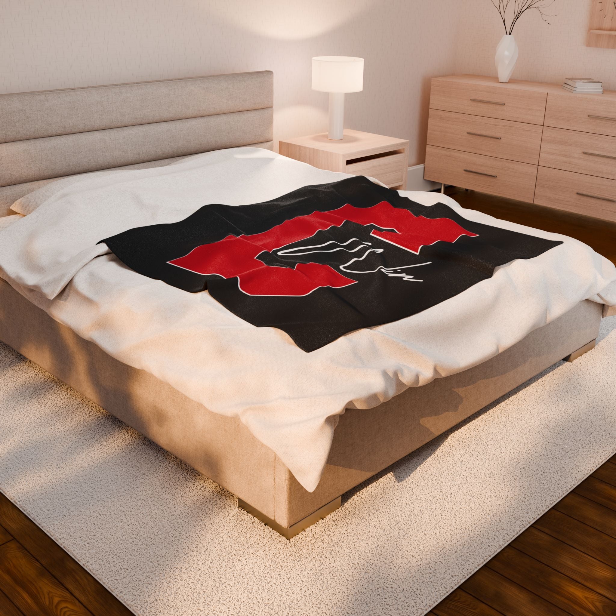 Corwin Allard Velveteen Plush Blanket