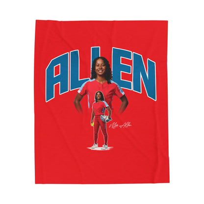 Mya Allen Velveteen Plush Blanket